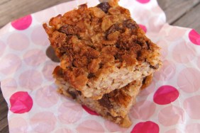 Cinnamon Raisin Oatmeal Breakfast Bars Recipe