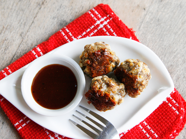 Bacon Cheddar Meatballs - Step 3