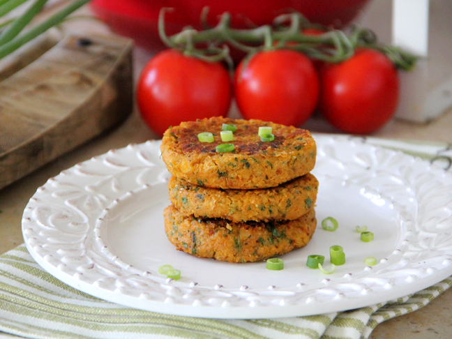 Sweet Potato Chickpea Patties Final Image