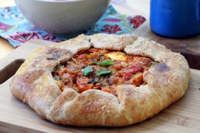 Tomato Basil Galette with Goat Cheese Final