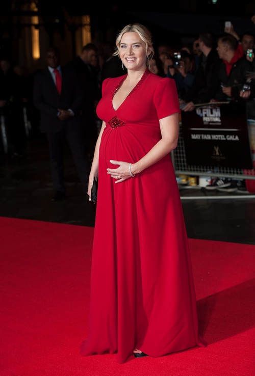 Kate winslet red gown