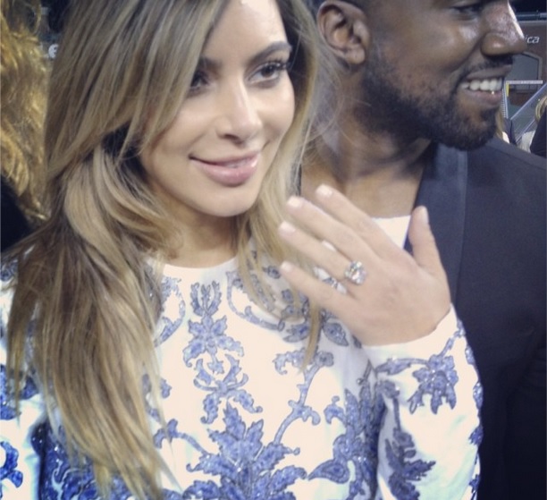 kim kardashian engagement ring
