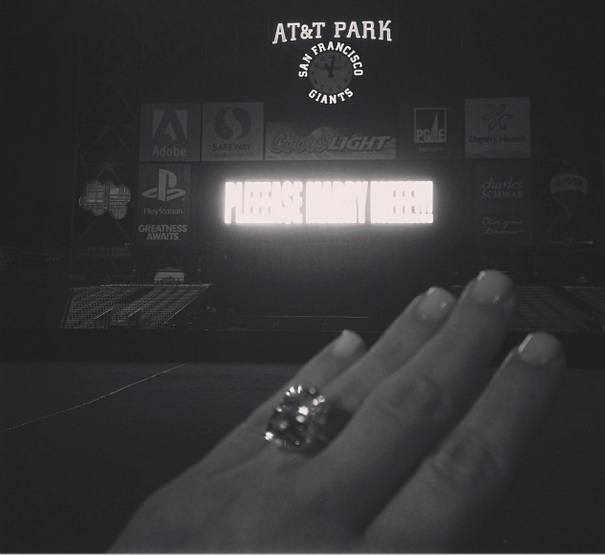 Kim Kardashian engagement ring 2