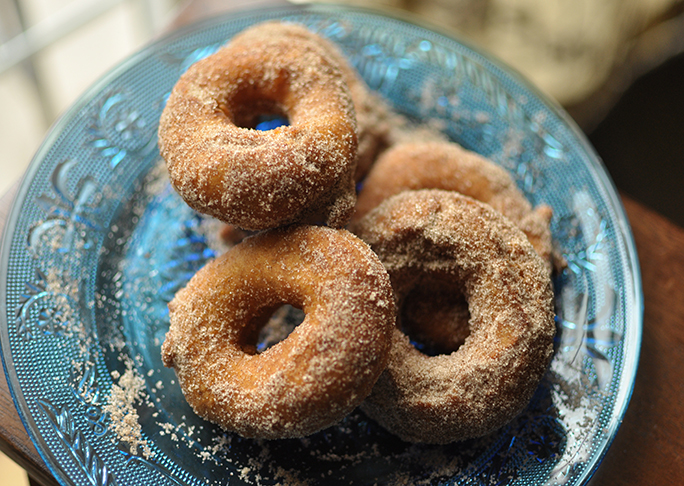 Cinnamon Sugar Pumpkin Spiced Doughnuts