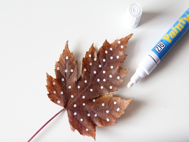 DIY Leaf Art