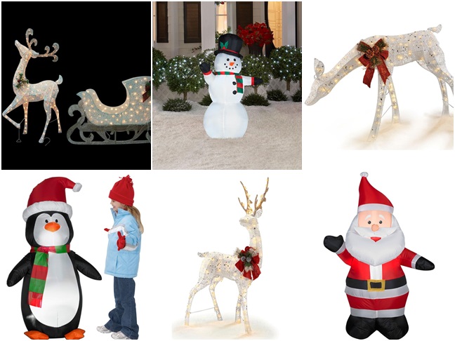 Outdoor Holiday Decor from the Home Depot
