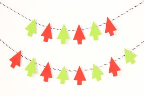 christmas tree garland diy tutorial