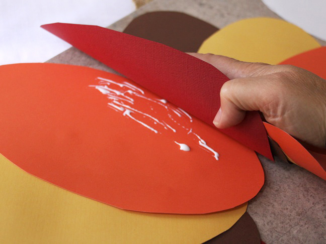 Turkey Paper Plate Craft - Step 5