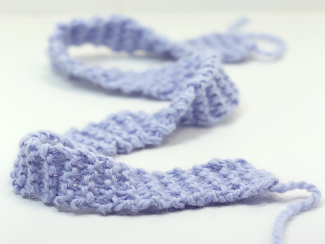 DIY Knit Ribbon