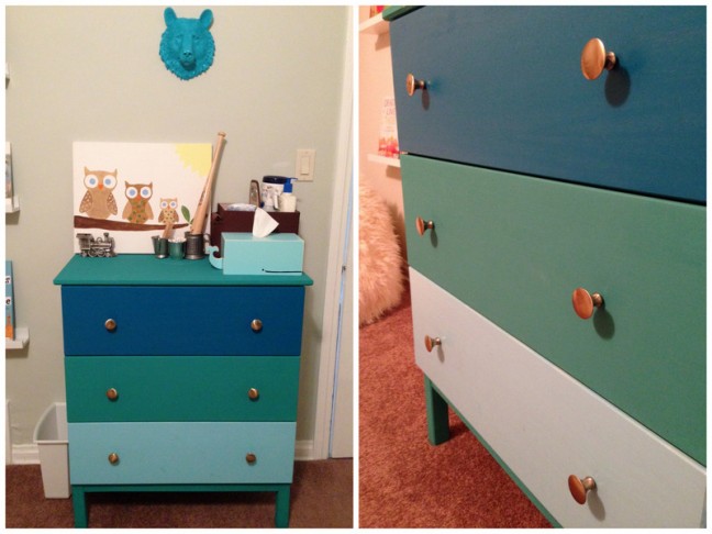 Colorful Ikea Dresser Hack