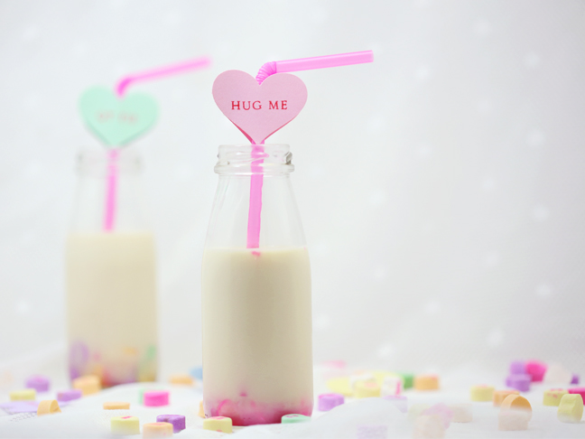 DIY Valentine's Day Straws