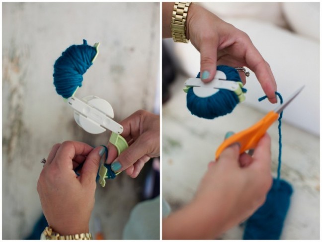 Pom wall art DIY | Chandra Fredrick for Momtastic