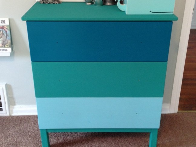 Colorful Ikea Dresser Hack