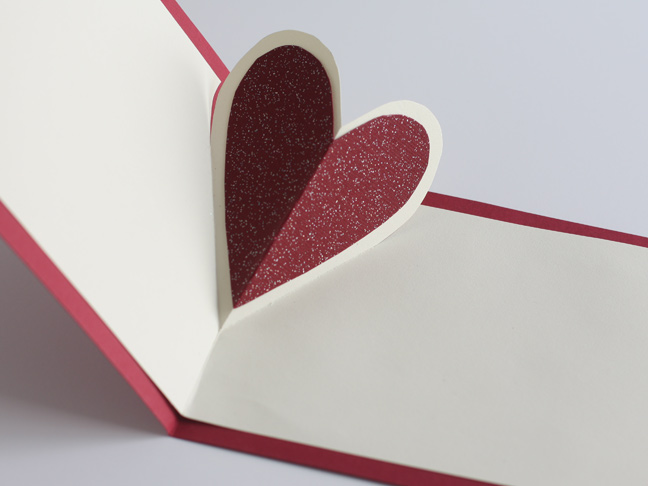 Valentine day pop up cards