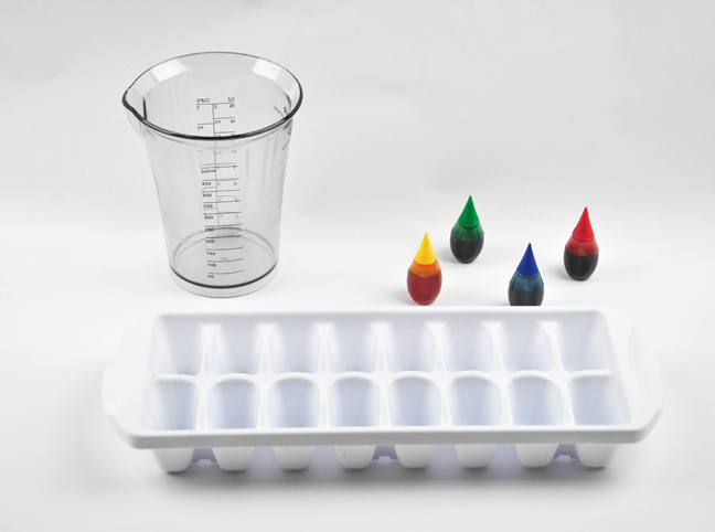 ice tray food coloring