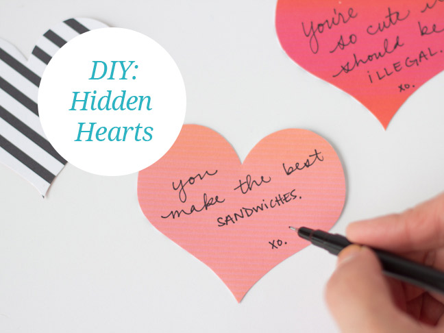 DIY Hidden Hearts