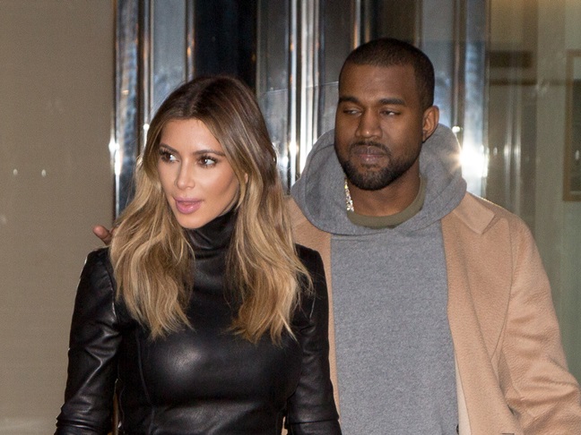 kim kardashian kanye west in paris