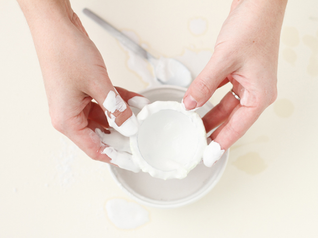 step 3 plaster bowls