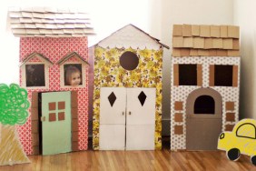 Make a Cardboard Playhouse