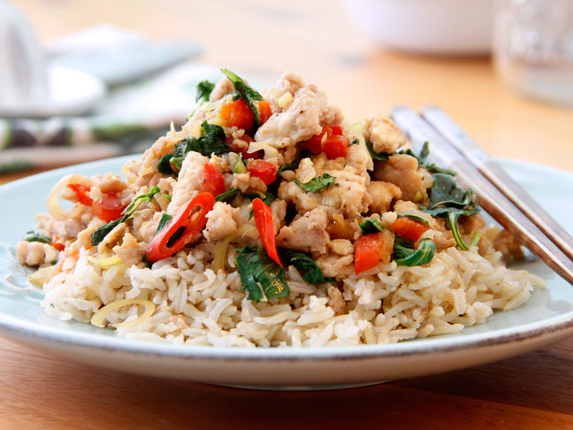 Thai Chicken Basil Stir Fry Recipe