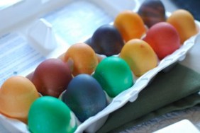 Dyeing Easter Eggs