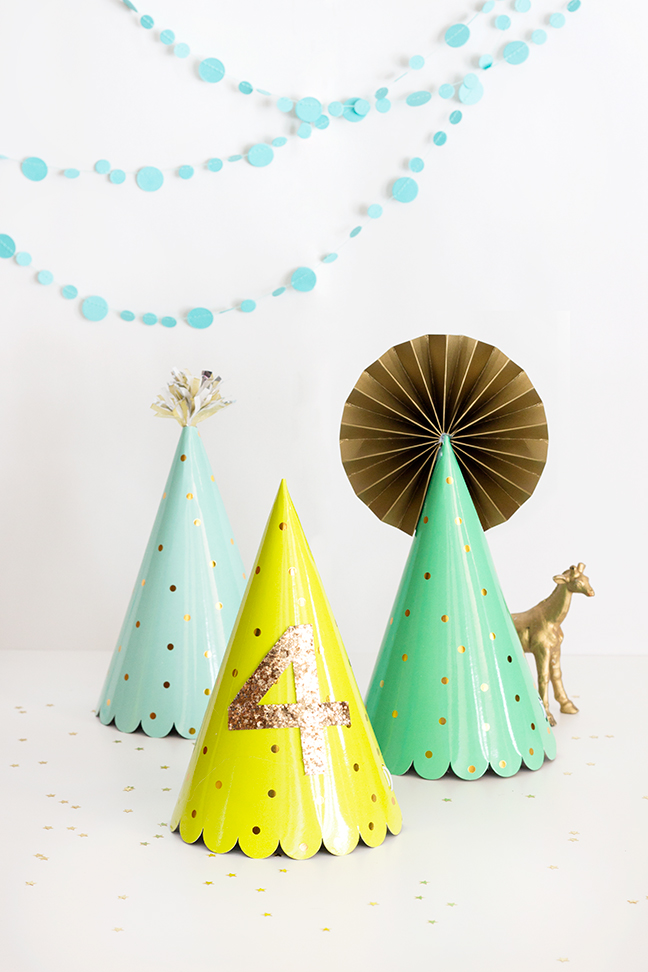 DIY Party Hat Upgrades by Splendid Supply Co. for Momtastic