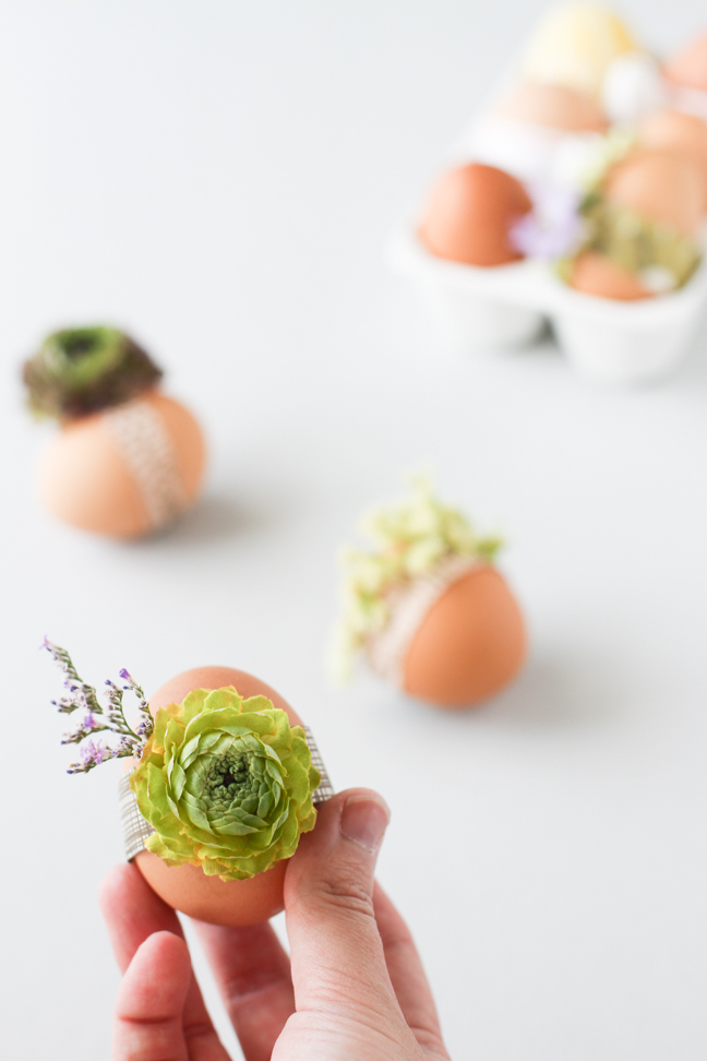 Easy Floral Easter Egg DIY