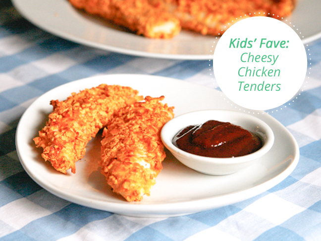 Easy Cheesy Baked Chicken Tenders Recipe