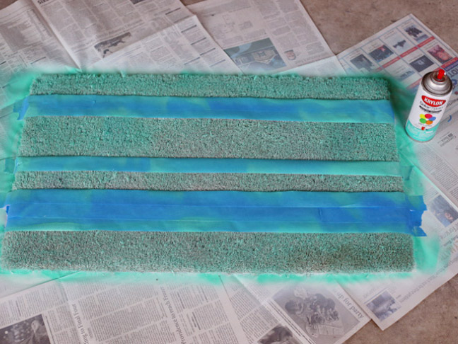 DIY Upcycled Door Mat