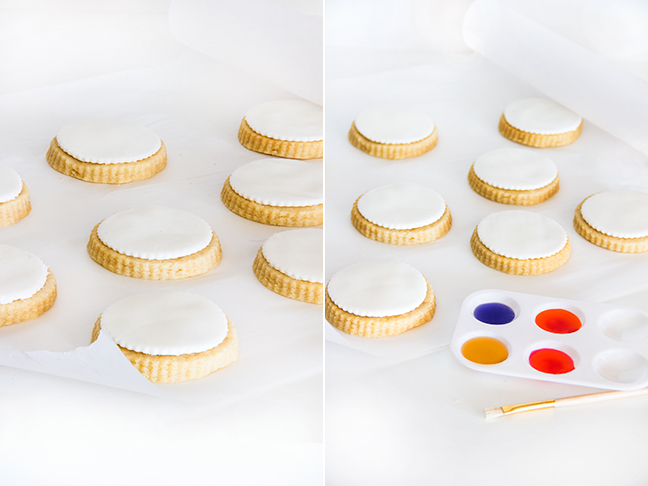 DIY Watercolor Cookies by Maddy of Splendid Supply Co. for Momtastic.