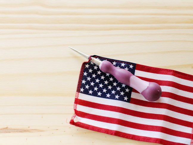 DIY American Flag Bunting