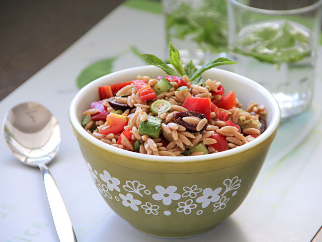 Chopped Mediterranean Orzo Salad Recipe