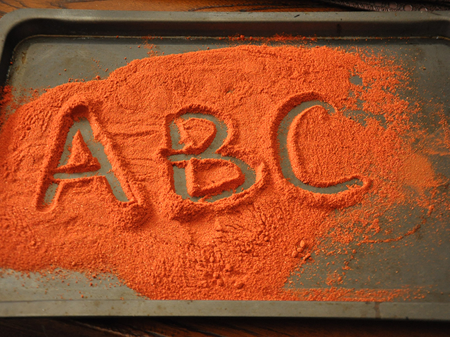 orange powder abc
