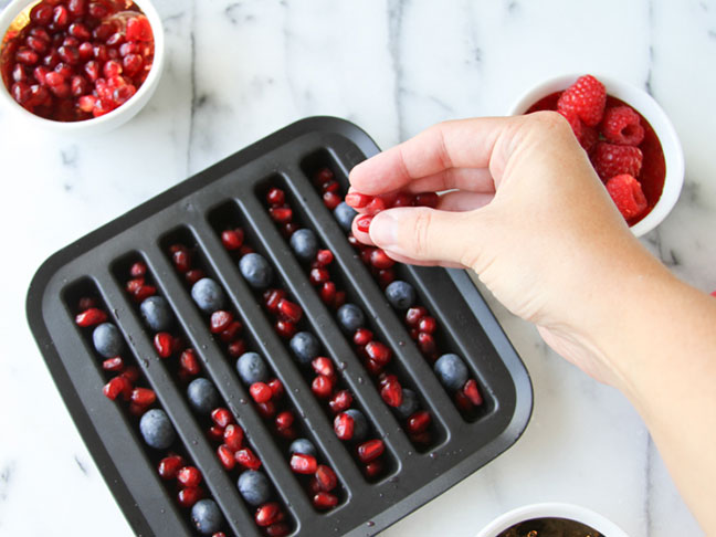 Red, White, and Blue Ice Cubes