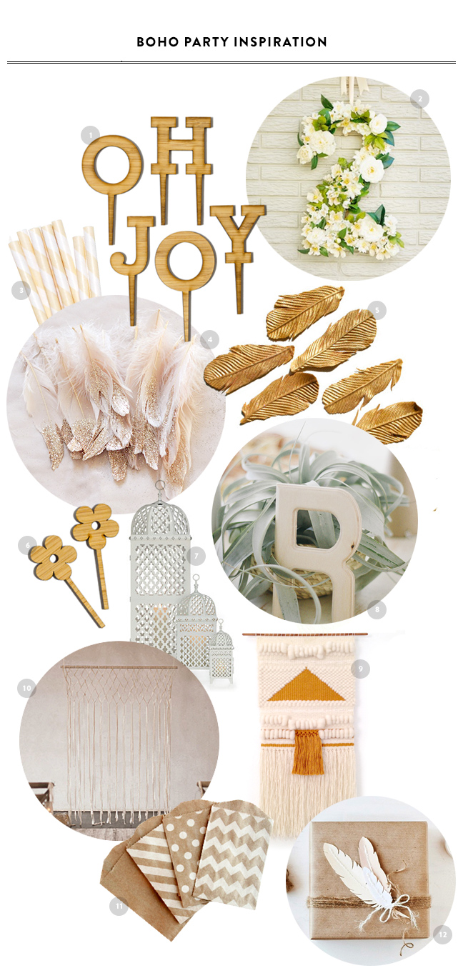 Boho Inspired Party Decor