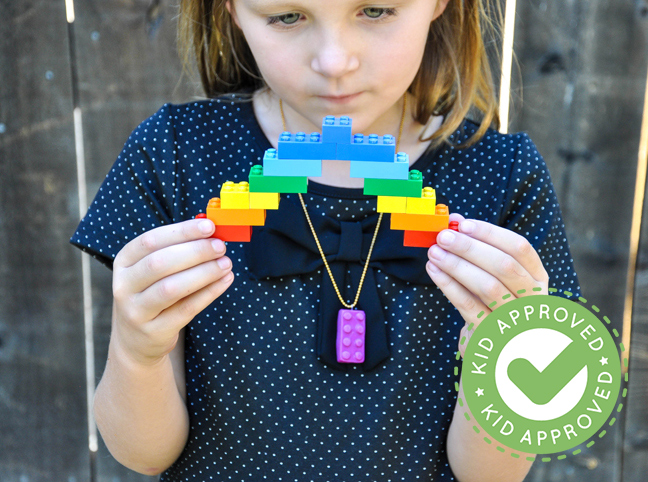 Lego necklace diy on sale