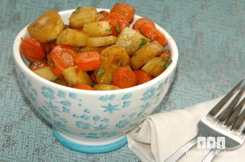 maple-roasted carrots and parsnips