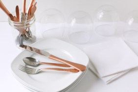 DIY Copper Gilded Flatware