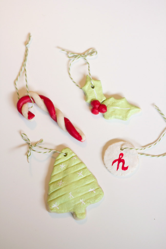 finished salt dough ornaments