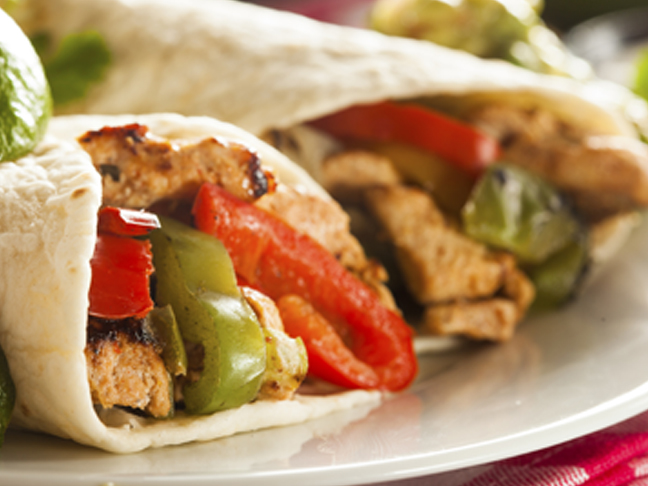 chicken fajitas peppers