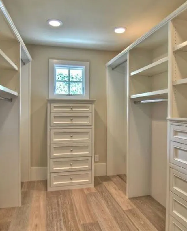 Completely empty and clean closet