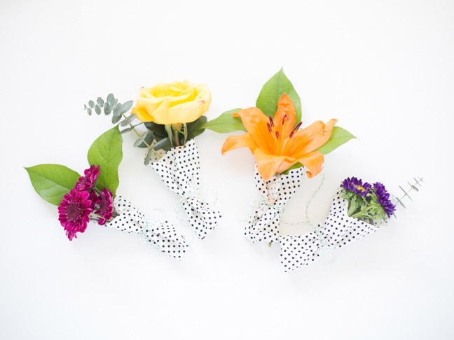 mini-bouquets-polka-dot-fabric