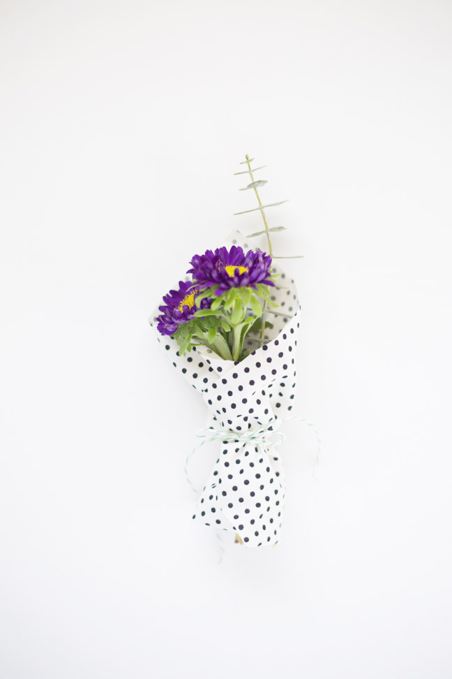purple-flowers-polka-dot-fabric-mini-bouquet