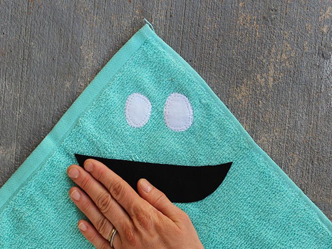 monster face wash cloth