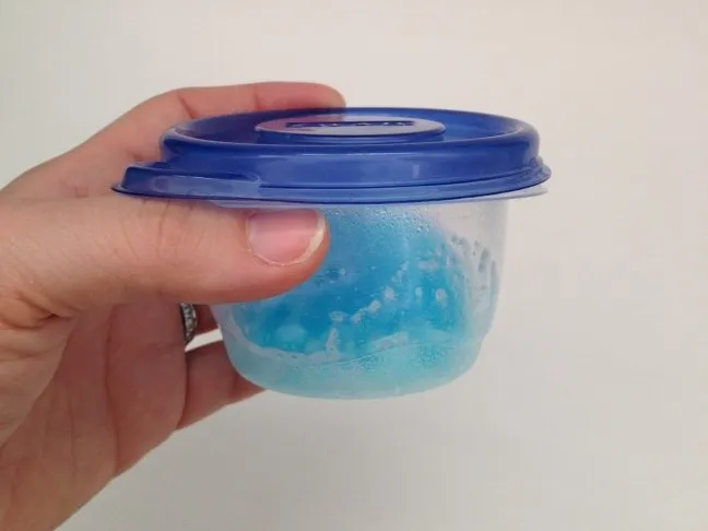 diy stain remover plastic container
