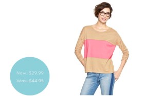Gap Colorblock Stripe Sweater