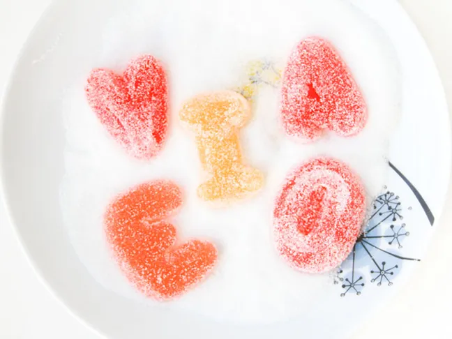 DIY Alphabet Gummy Letter Candies