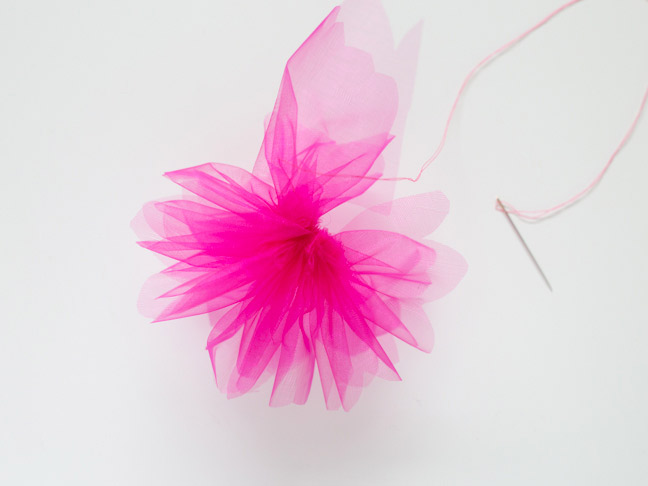 pink-organza-gathered-into-flower