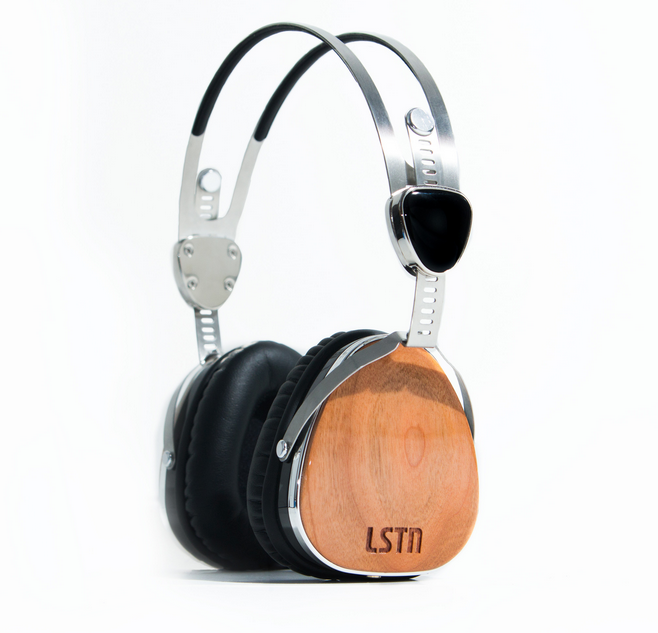 LSTN wood headphones with silver for Mother's Day