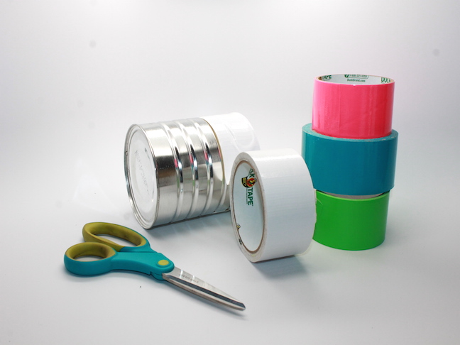 DIY Duct Tape Recycled Can Birdfeeder Craft